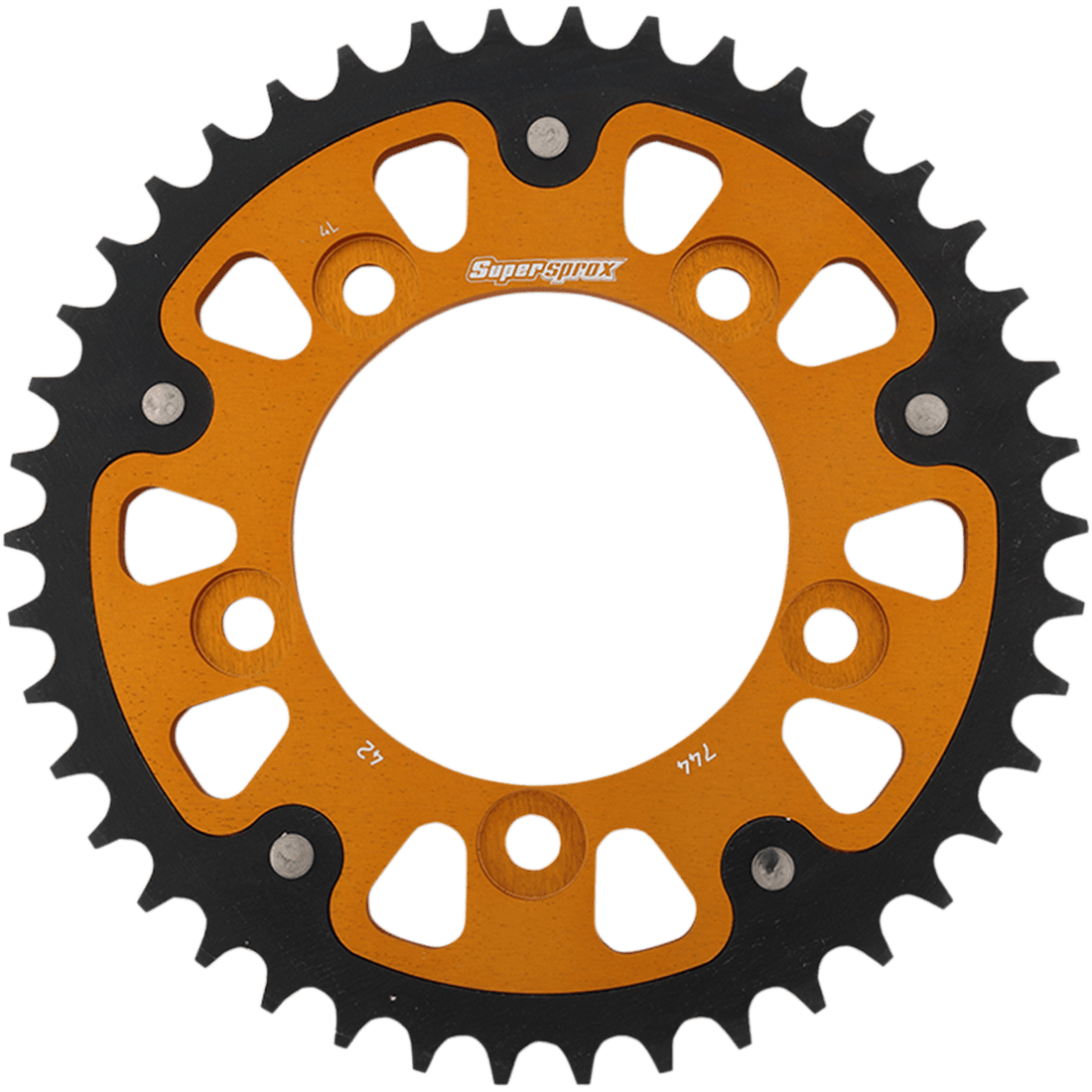 SUPERSPROX Stealth Rear Sprocket 42 Tooth Gold Ducati RST74442GLD