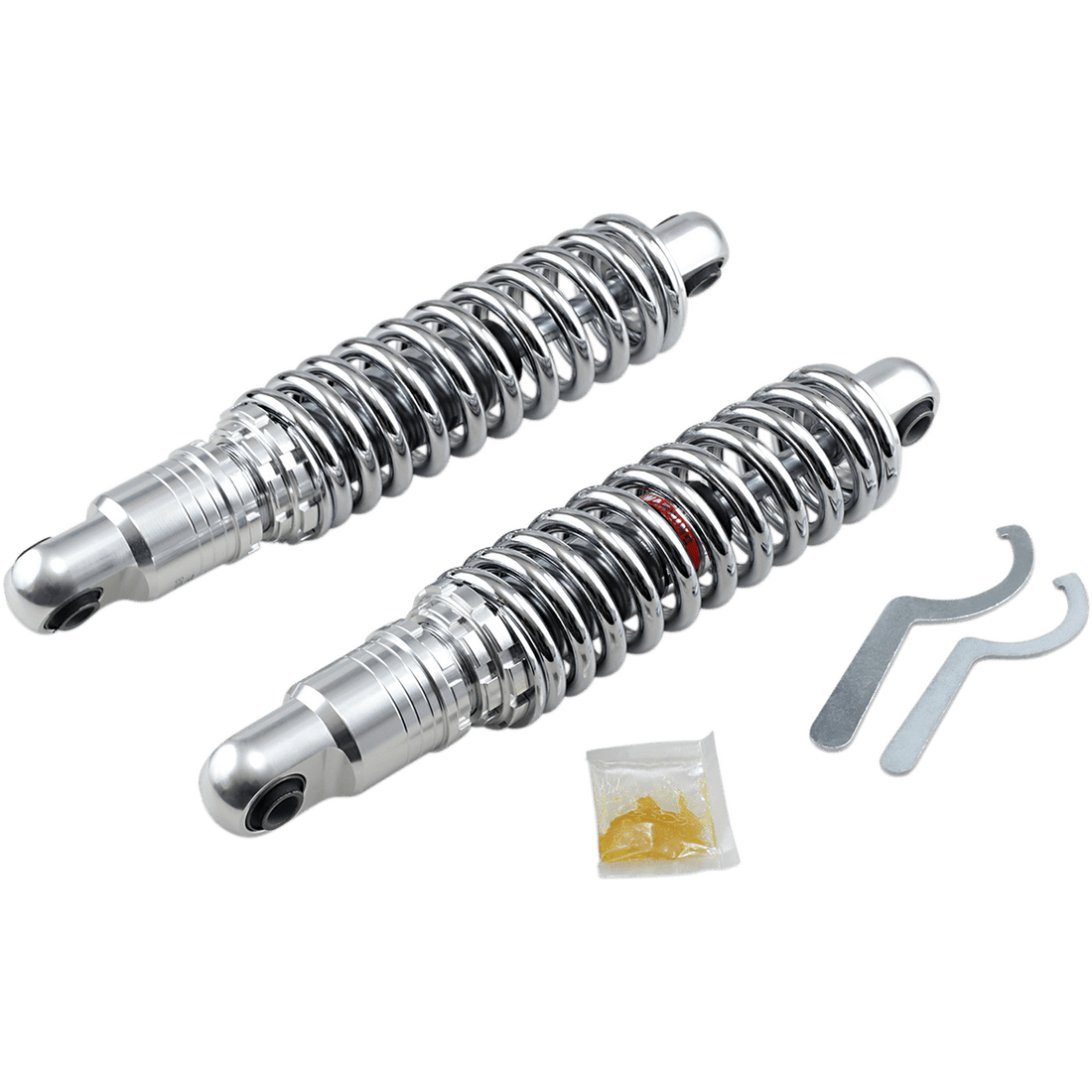 DRAG SPECIALTIES SHOCKS Premium Ride-Height Adjustable Shocks Chrome Heavy Duty 13"