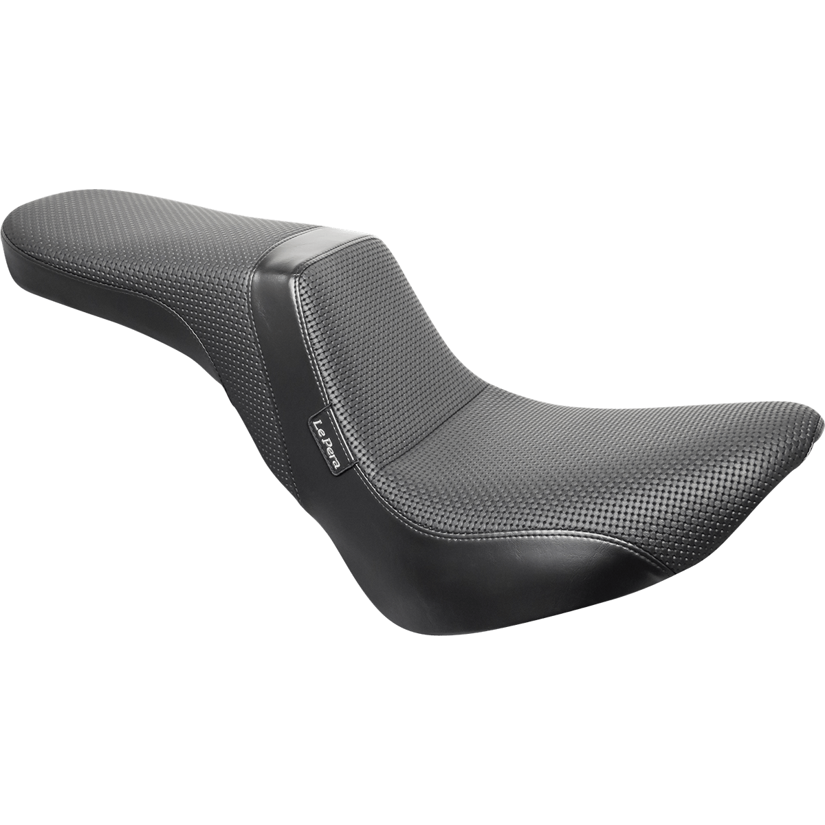 LE PERA Daytona 2-Up Seat Without Backrest Basketweave Black FX/FL '18-'23 LY543BW