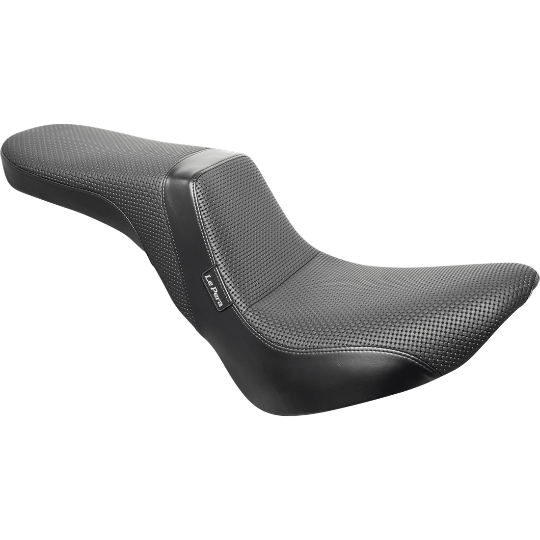 LE PERA Daytona 2-Up Seat Without Backrest Basketweave Black FX/FL '18-'23 LY543BW