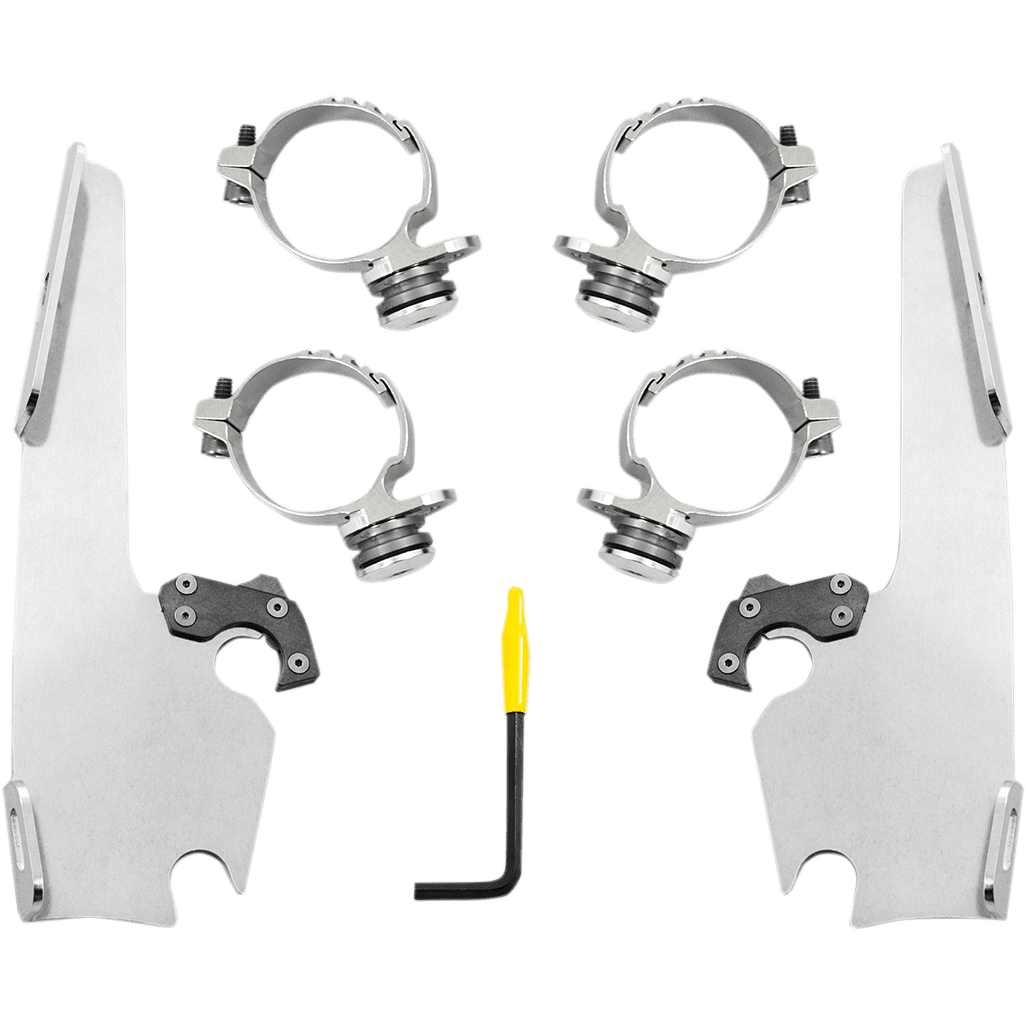 MEMPHIS SHADES Fats/Slim Mounting Kit Polished FXDL MEK2013