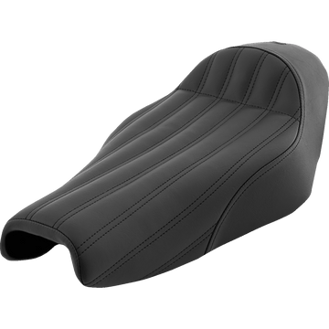 SADDLEMEN Knuckle Solo Seat Ribbed Black 807110023