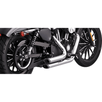 VANCE & HINES Shortshots Staggered Exhaust System Chrome 17329