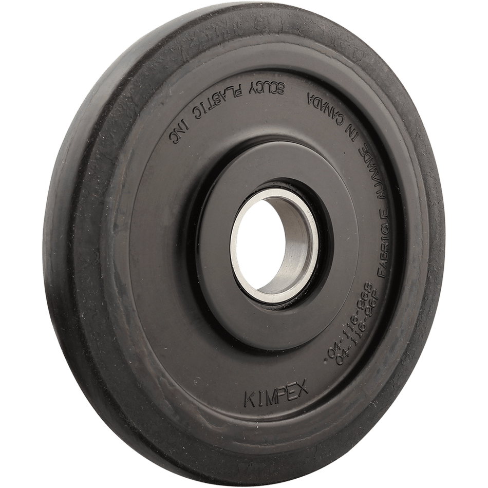 KIMPEX Idler Wheel with Bearing 6005RS Black 130 mm OD x 25 mm ID