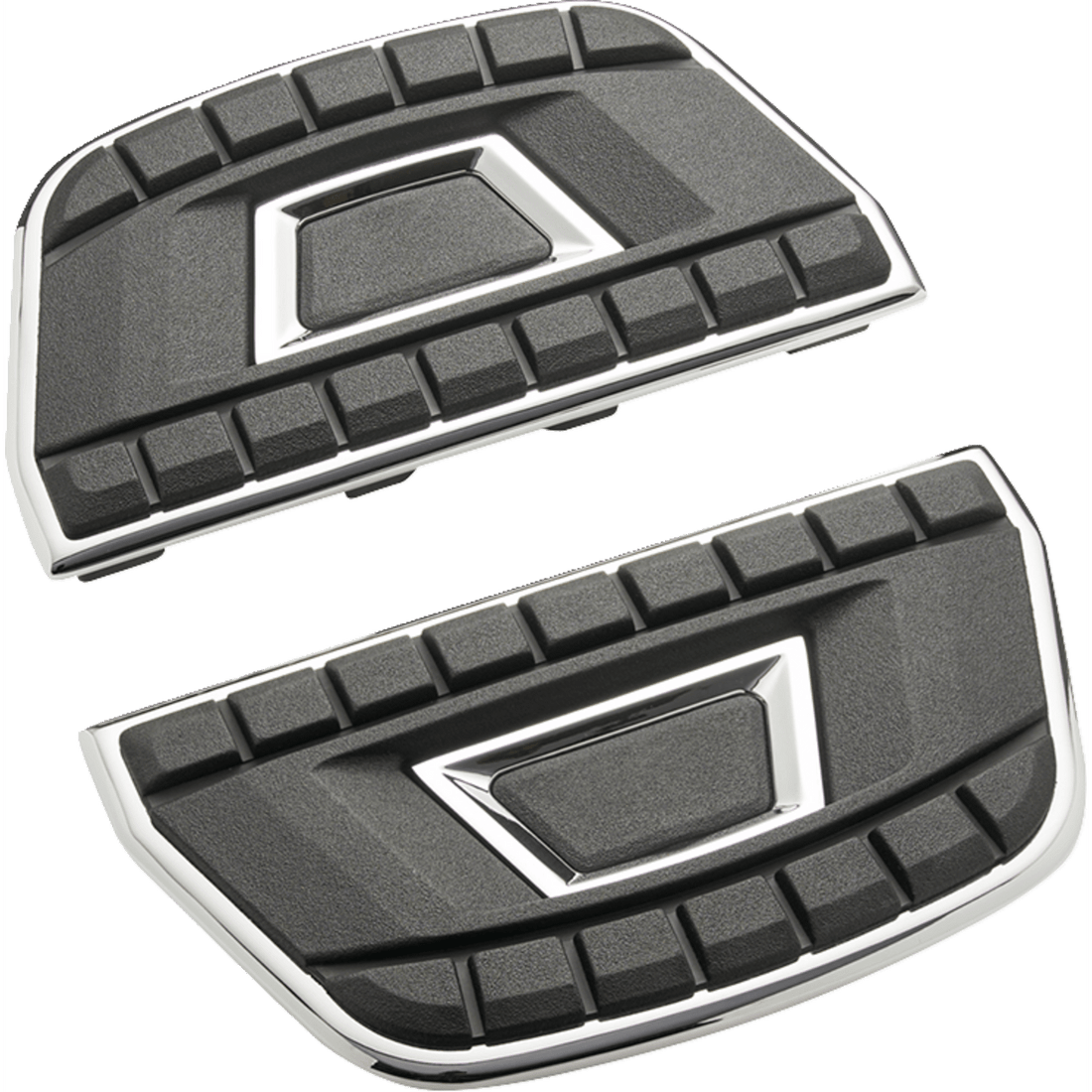 CIRO Chicane™ Floorboard Inserts Passenger Chrome