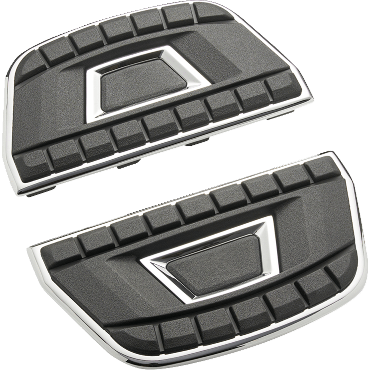 CIRO Chicane™ Floorboard Inserts Passenger Chrome