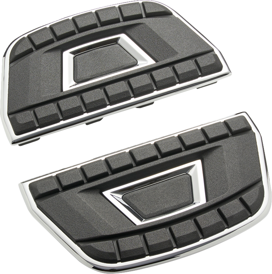 CIRO Chicane™ Floorboard Inserts Passenger Chrome