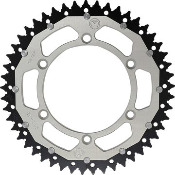 MOOSE RACING Dual Sprocket Silver 49 Tooth