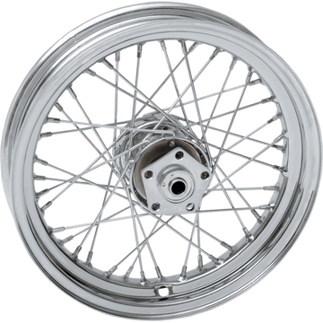 DRAG SPECIALTIES Wheel Laced 40 Spoke Front/Rear Chrome 16x3