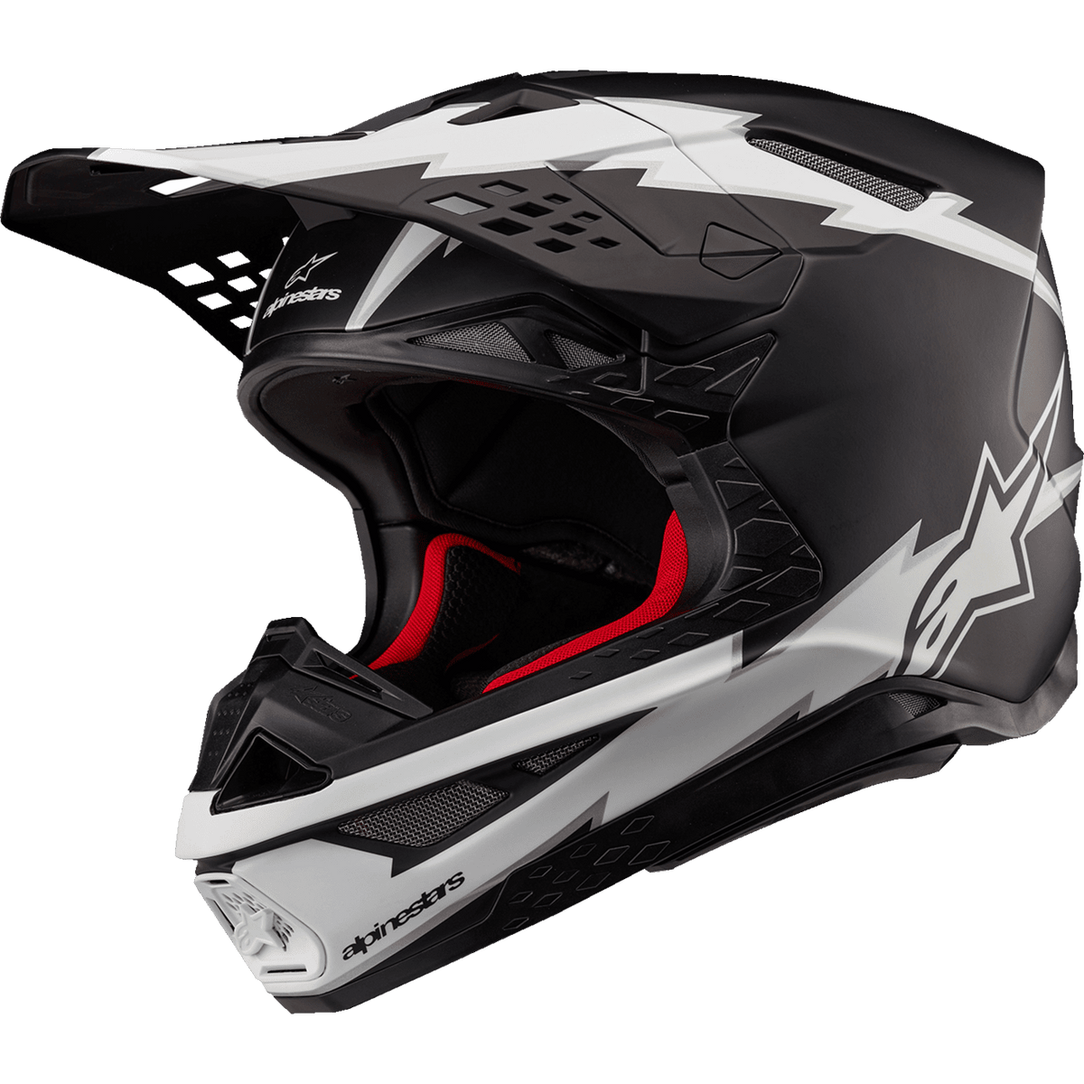 ALPINESTARS Supertech M10 Helmet Ampress MIPS® Matte Black/White XS 83008231121XS