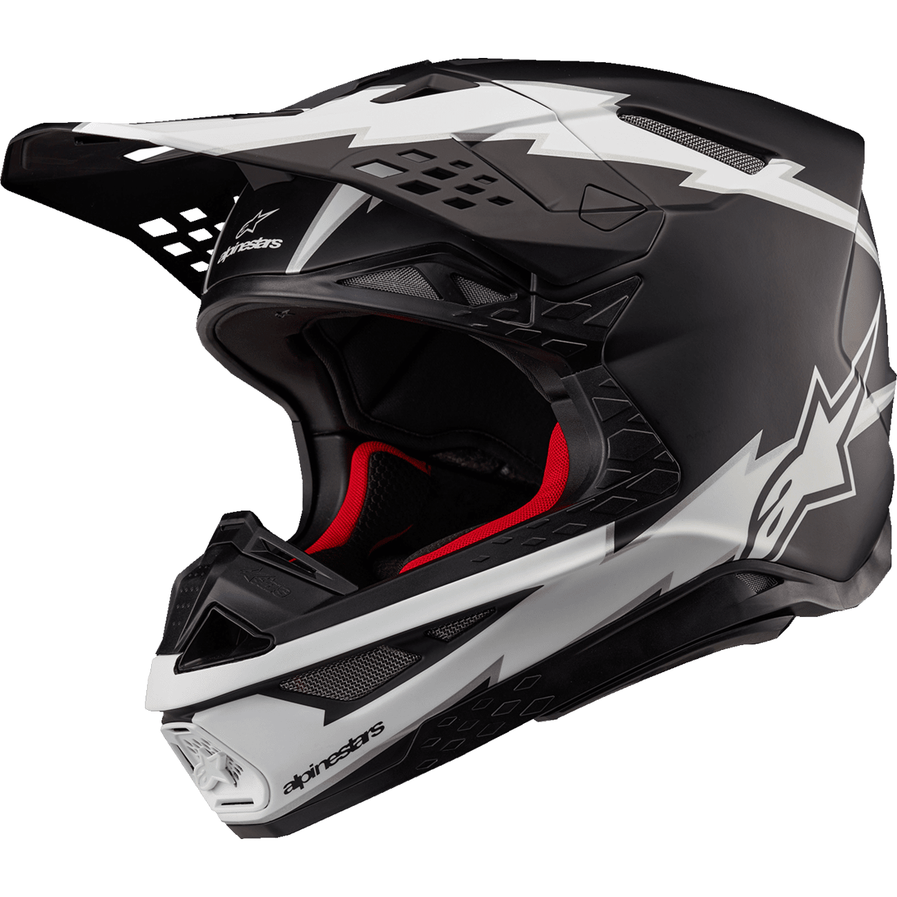 ALPINESTARS Supertech M10 Helmet Ampress MIPS® Matte Black/White XL 83008231121XL