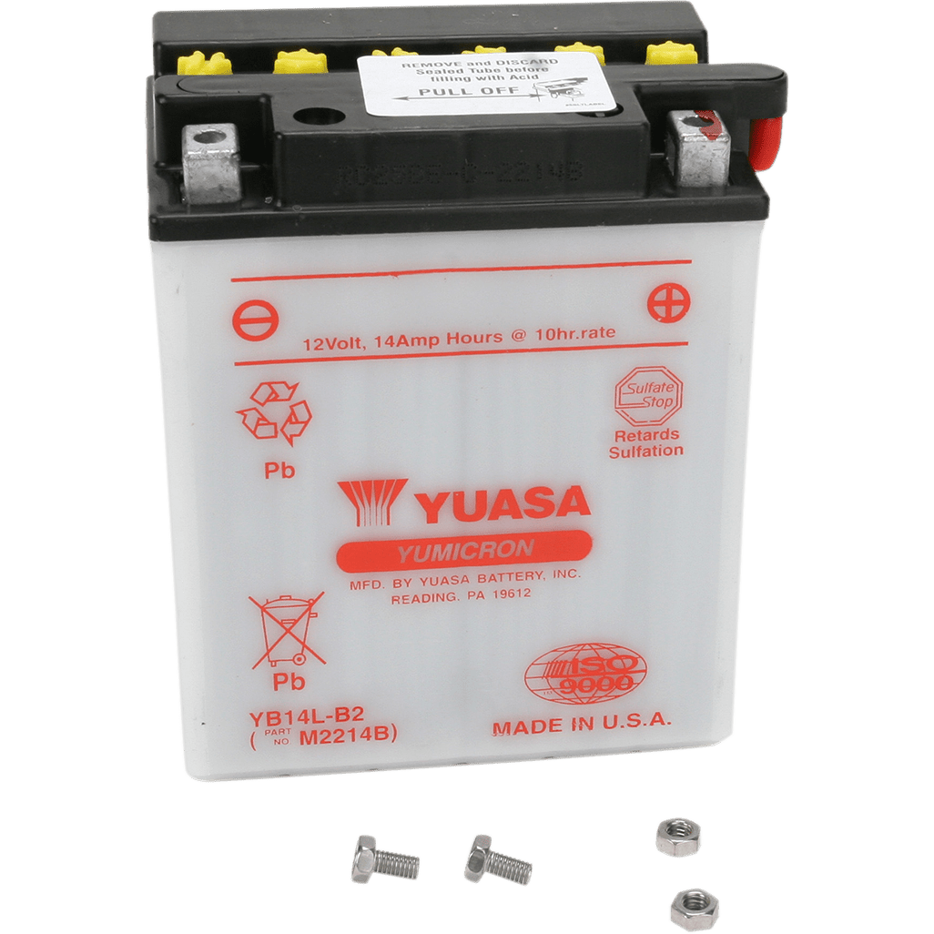 YUASA Battery YB14L-B2 YUAM2214BIND