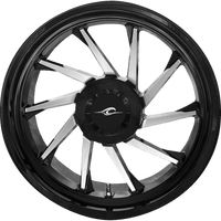 COASTAL MOTO Wheel Hurricane 3D Rear Right Black/Chrome 18" Trike