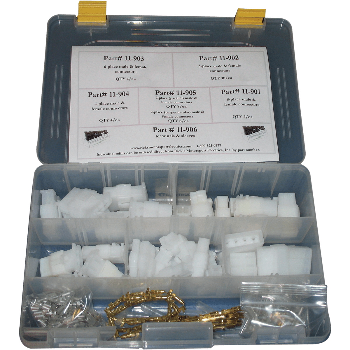 RICK'S MOTORSPORT ELECTRIC Wire Connectors/Terminals Kit 11501