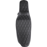 DRAG SPECIALTIES Extended Reach Predator III Seat Double Diamond Black Stitching FL '99-'07