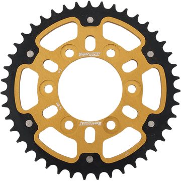 SUPERSPROX Stealth Rear Sprocket 43 Tooth Gold Kawasaki RST148943GLD