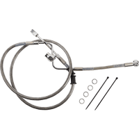 DRAG SPECIALTIES Brake Line Rear ABS Stainless Steel