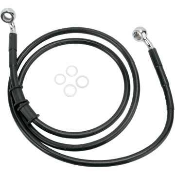 DRAG SPECIALTIES Brake Line Front (Upper) Black