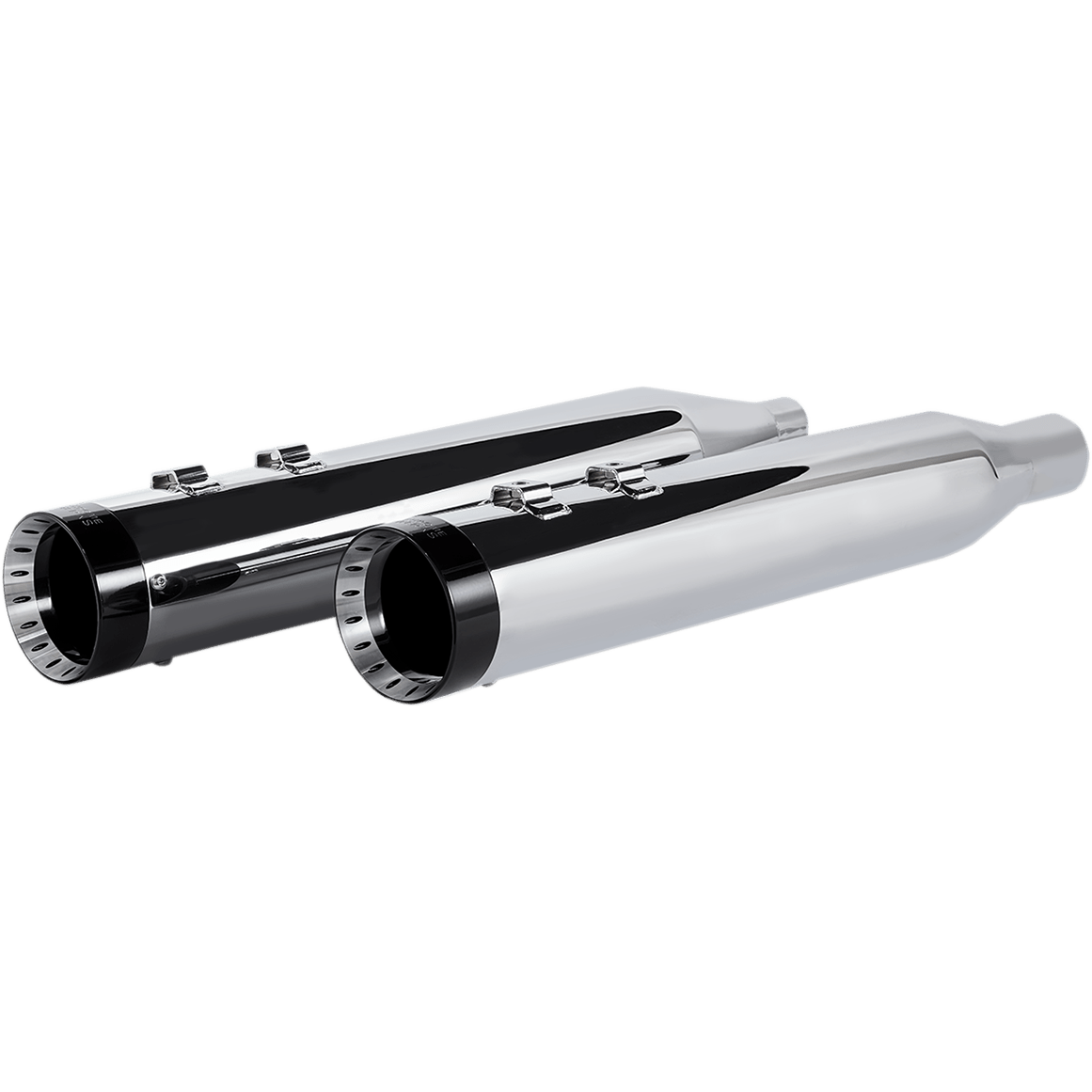 KHROME WERKS 4.5" Mufflers for Touring Chrome with Turbine 202770