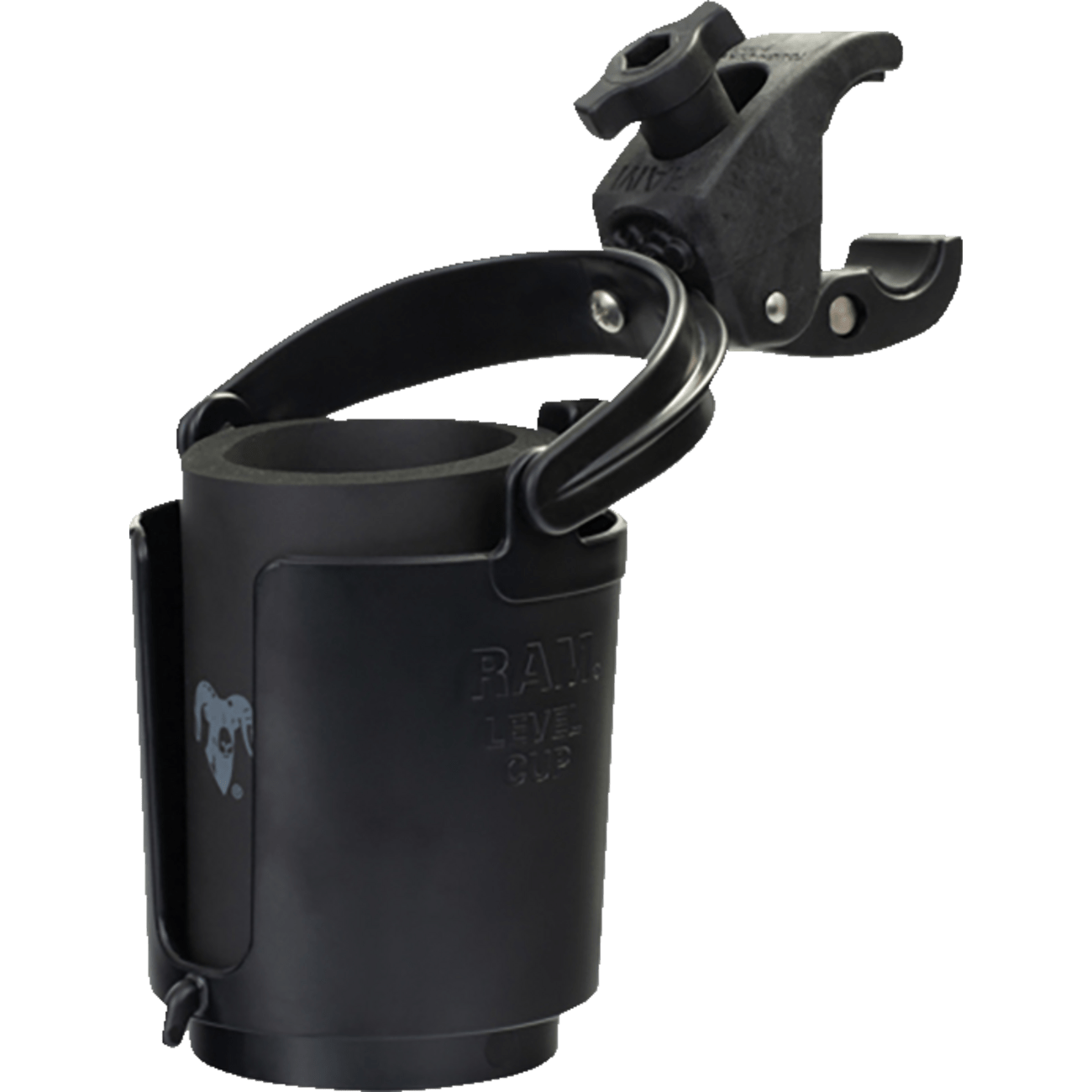 RAM MOUNTS Drink Holder Kit Tough-Claw™ Mount w/ Level Cup™