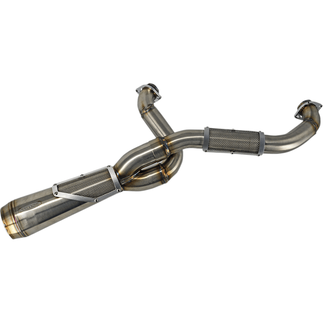 TRASK 2-into-1 Big Sexy Exhaust System Brushed Stainless Steel TM5110