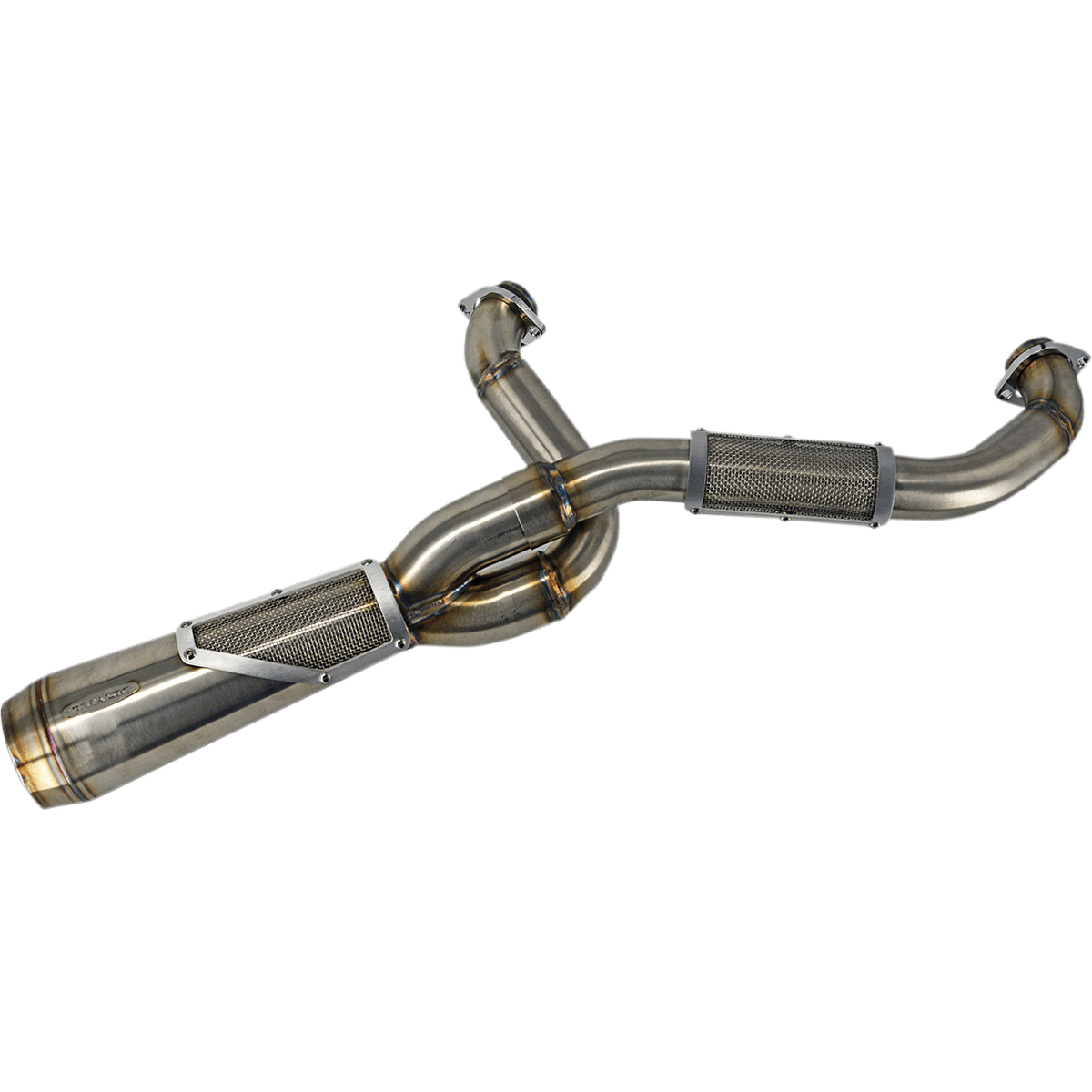 TRASK 2-into-1 Big Sexy Exhaust System Brushed Stainless Steel TM5110