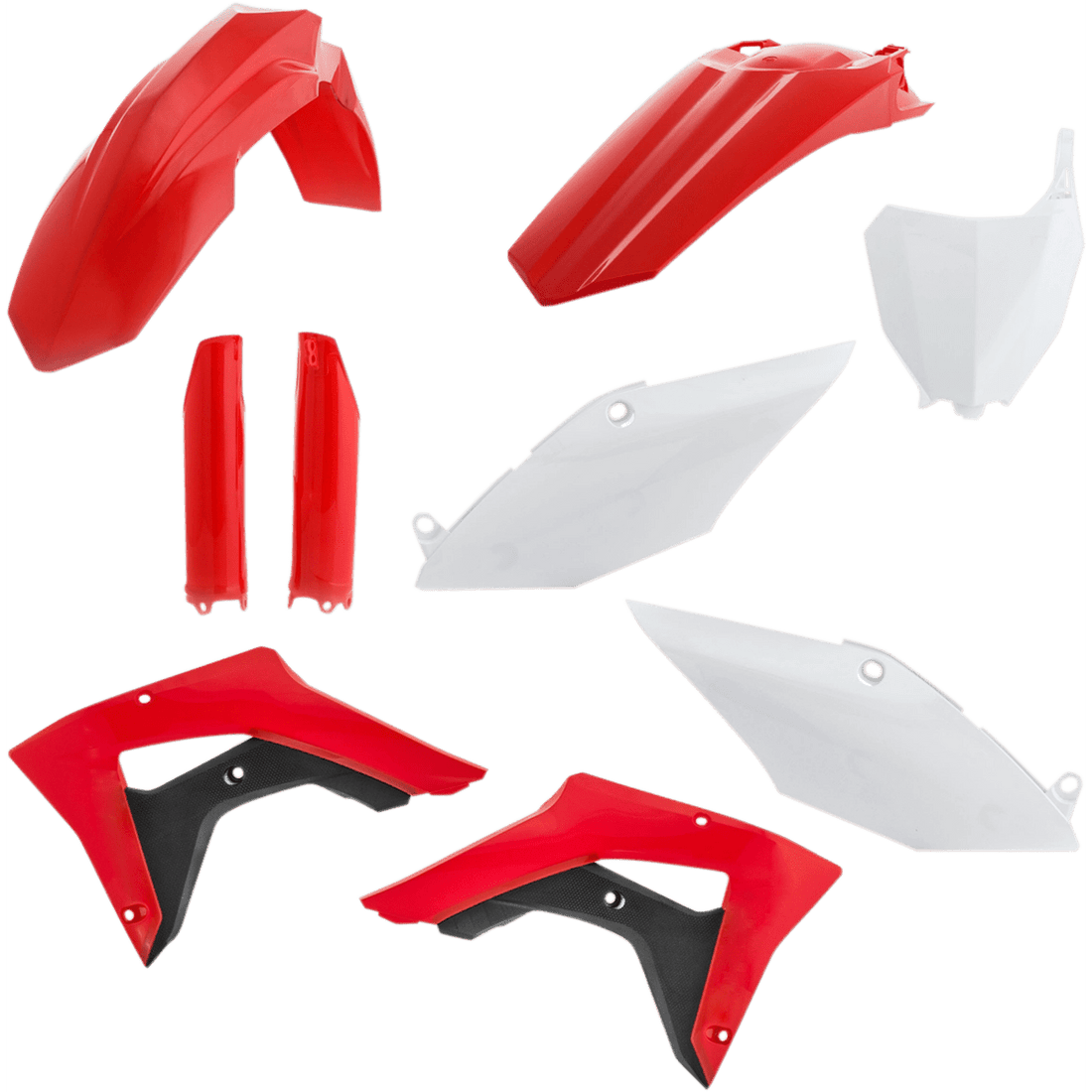 ACERBIS Full Replacement Body Kit OEM '17 Red/White/Black 2645475569