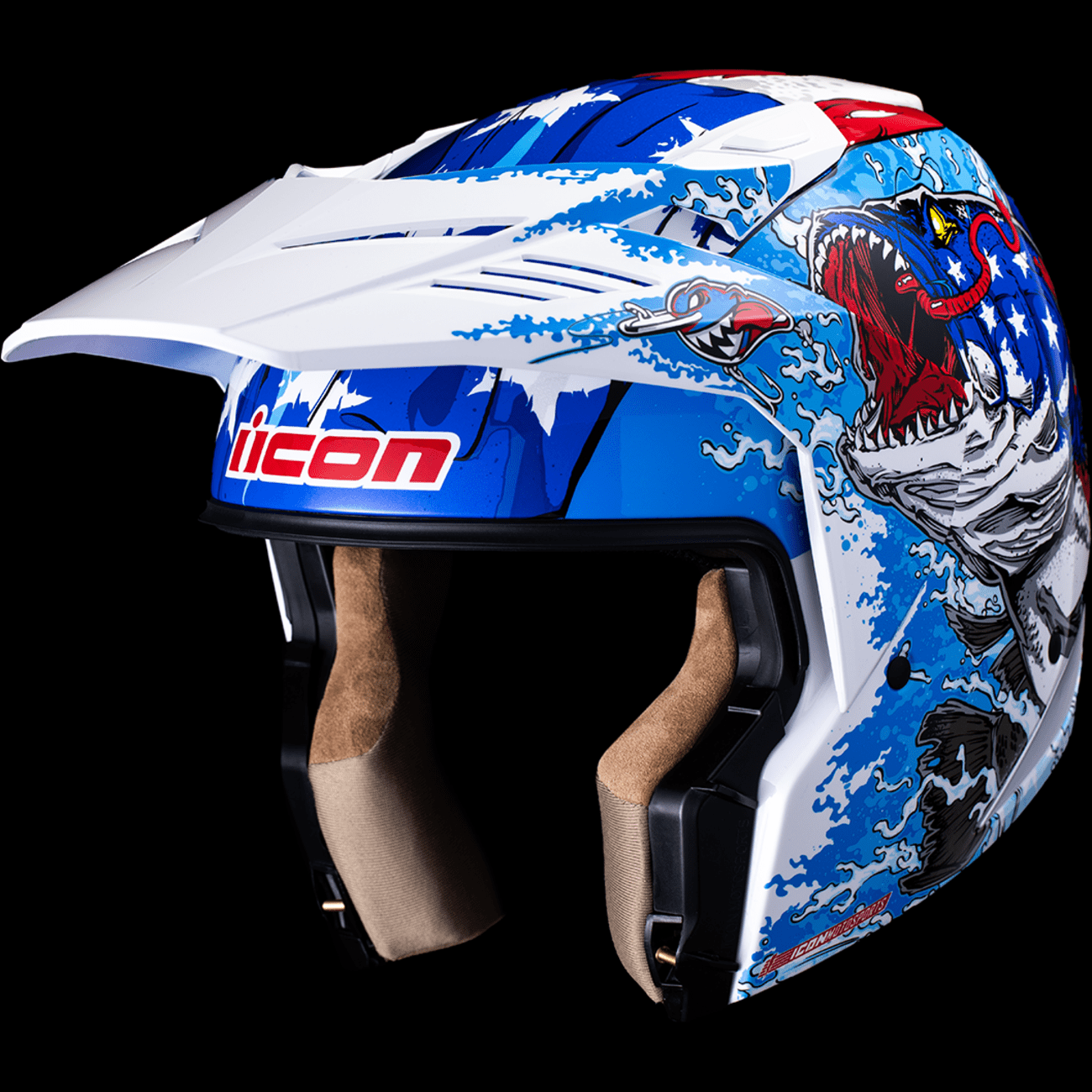 ICON Elsinore™ Helmet American Basstard Blue XS