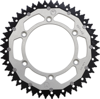 MOOSE RACING Dual Sprocket Silver 49 Tooth