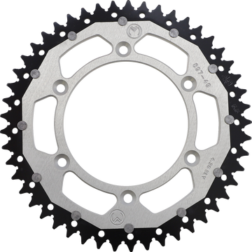 MOOSE RACING Dual Sprocket Silver 49 Tooth