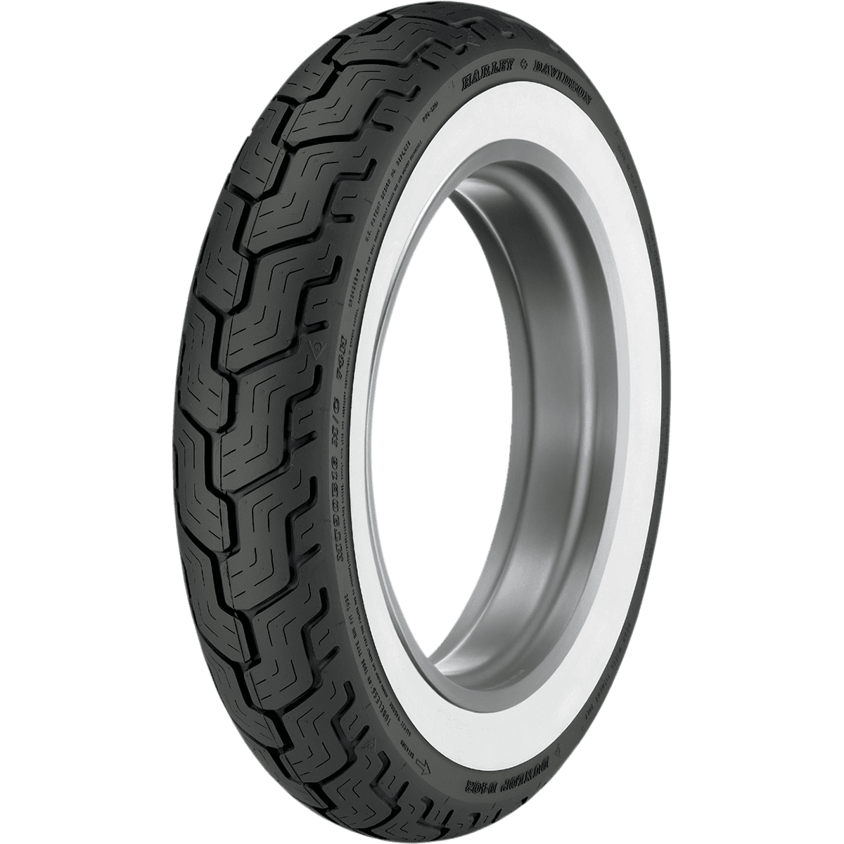 DUNLOP Tire D402 Rear MU85B16 Wide Whitewall 77H 45006074