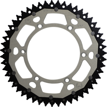 MOOSE RACING Dual Sprocket Silver 51 Tooth