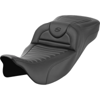 SADDLEMEN Roadsofa™ Extended Reach Seat without Backrest Tuck-n-Roll FL '08-'23