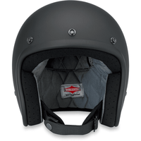 BILTWELL Bonanza Helmet Flat Black Small 1001201202