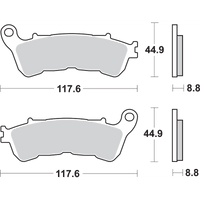 SBS HS Brake Pads Honda 828HS