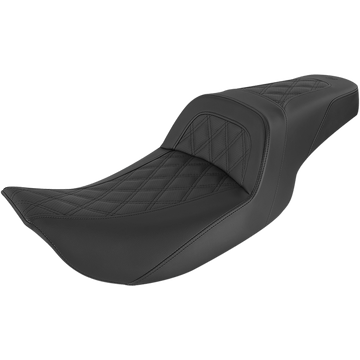 SADDLEMEN Slim Seat Black Lattice Stitch '99-'07 FL 89706162