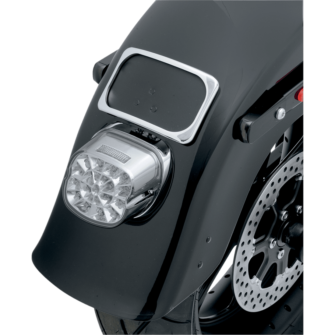 DRAG SPECIALTIES Taillight Smoke Top Tag