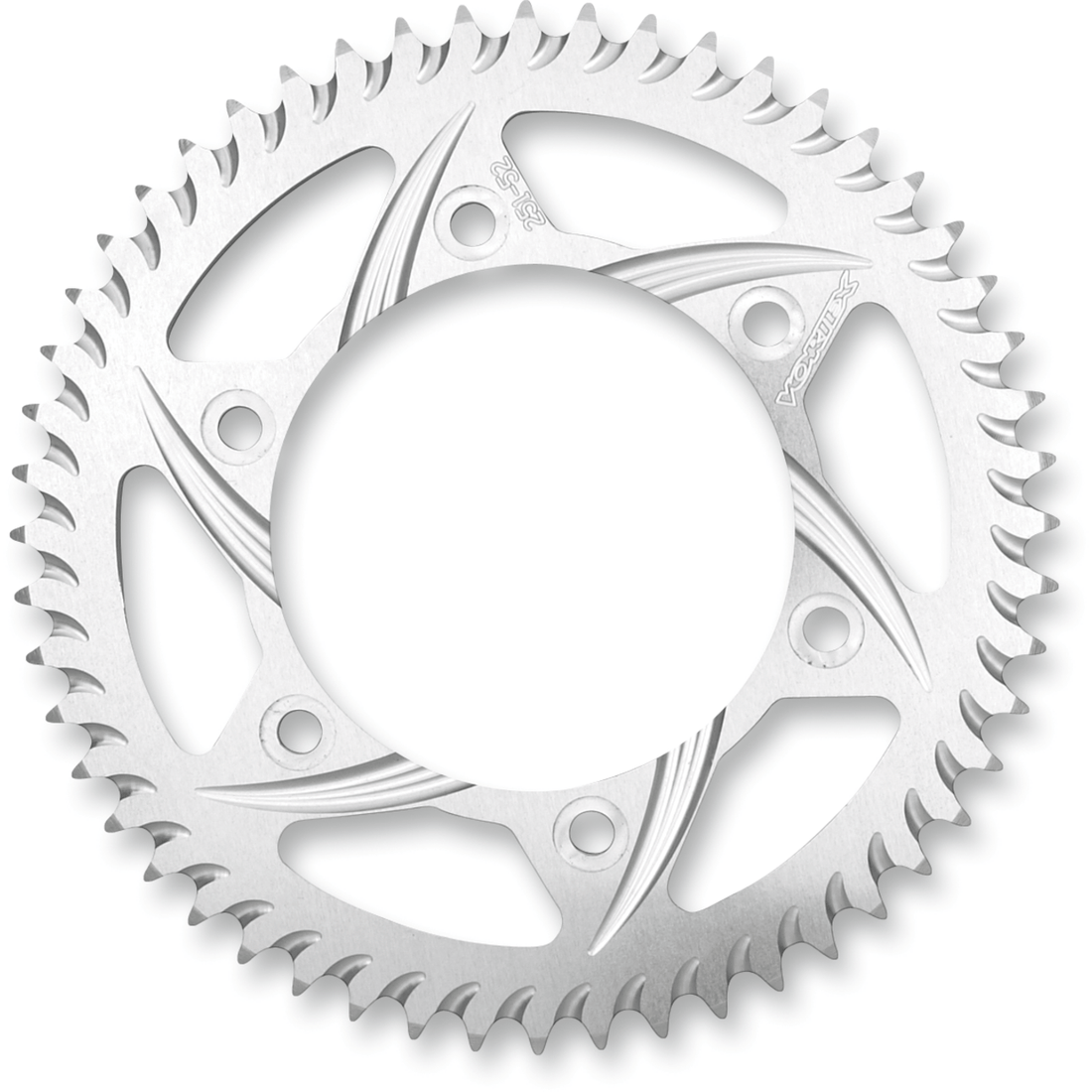 VORTEX Aluminum Sprocket Silver Rear 45 Tooth