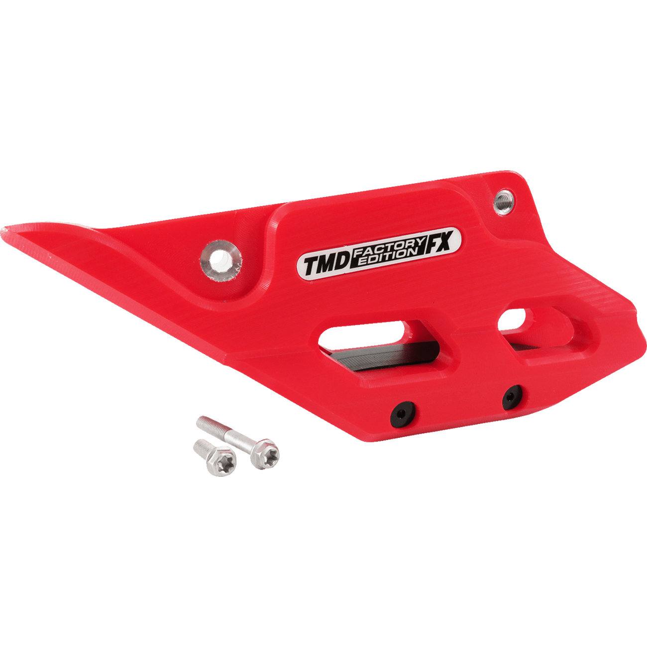 T.M. DESIGNWORKS Factory Edition Chain Guide With Replacement Wear Pad Red RCGKT5RD