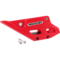 T.M. DESIGNWORKS Factory Edition Chain Guide With Replacement Wear Pad Red RCGKT5RD