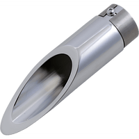 BARON Family Jewel Exhaust Tip Chrome Xtreme Slash BA110000