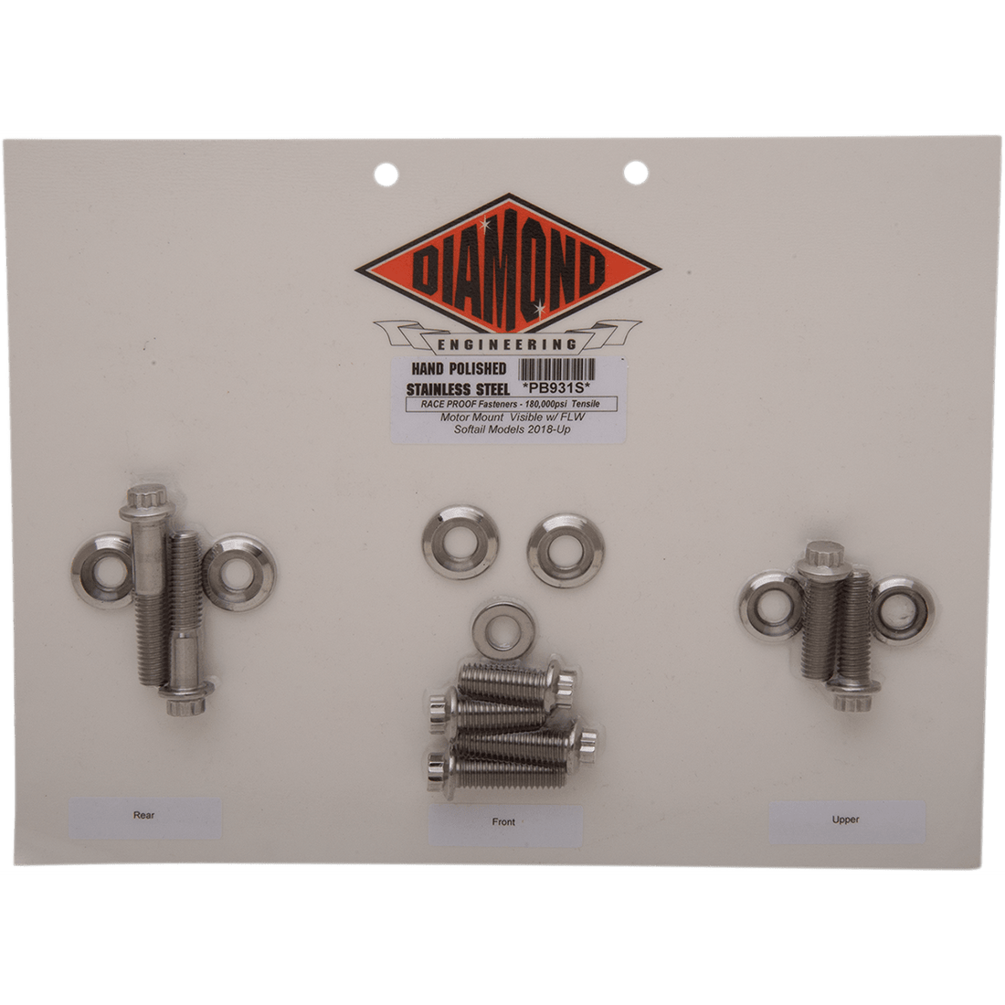 DIAMOND ENGINEERING Bolt Kit Motor Mount 12-Point FL/X