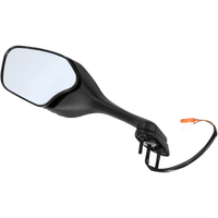 EMGO Mirror Side View w/Integrated Lighting Polygon Black Left 2035262