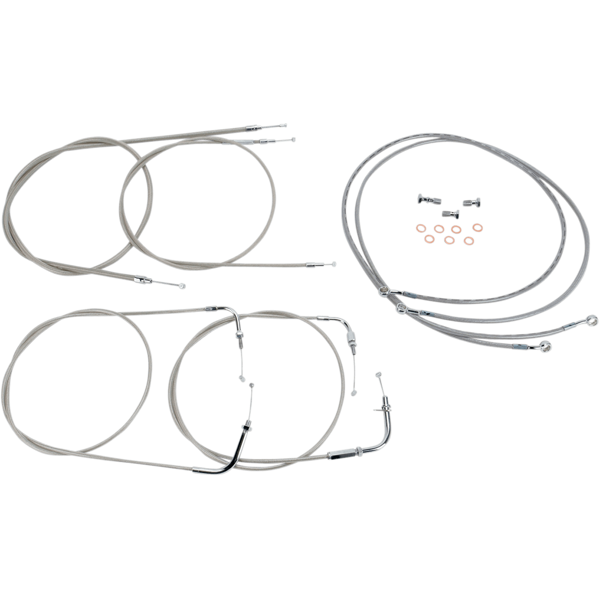 BARON Cable Line Kit 15" 17" XVS1100CU Stainless Steel BA8048KT16