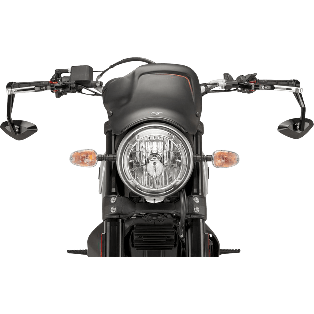 PUIG HI-TECH PARTS Windsceen Front Plate Scrambler 9177J