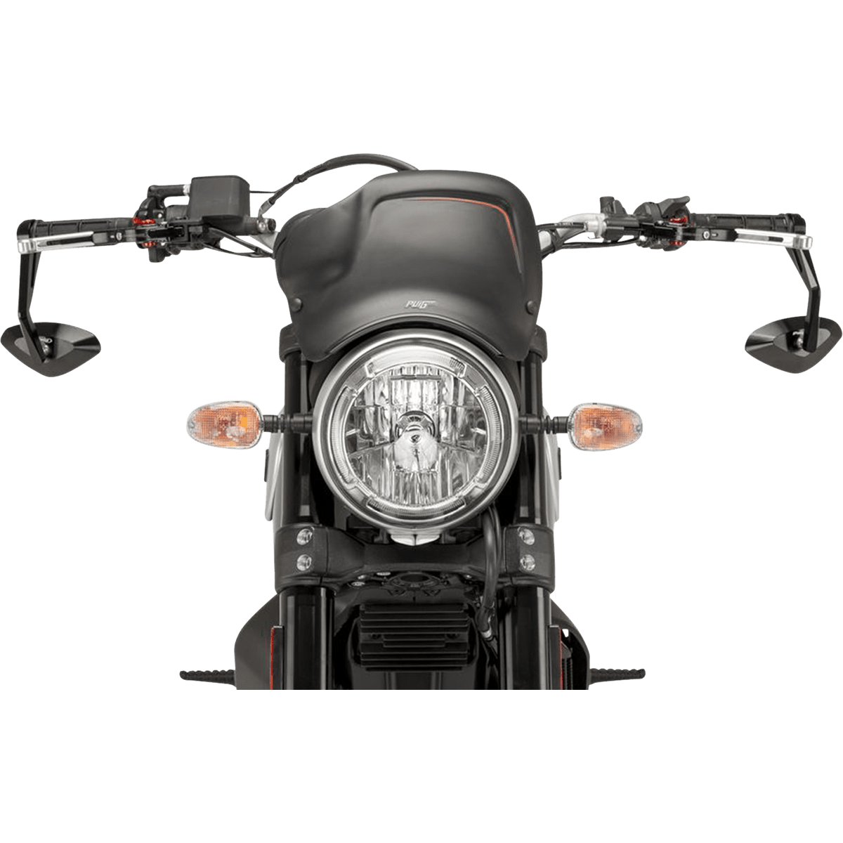 PUIG HI-TECH PARTS Windsceen Front Plate Scrambler 9177J