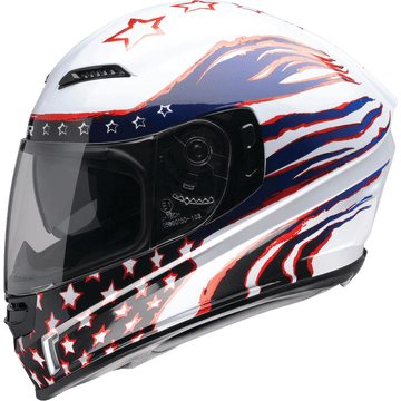 Z1R Jackal Helmet Patriot Red/White/Blue Small