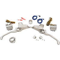 PERFORMANCE MACHINE PM Handlebar Control Set Hydraulic 9/16" Master Cylinder Chrome 00624020CH