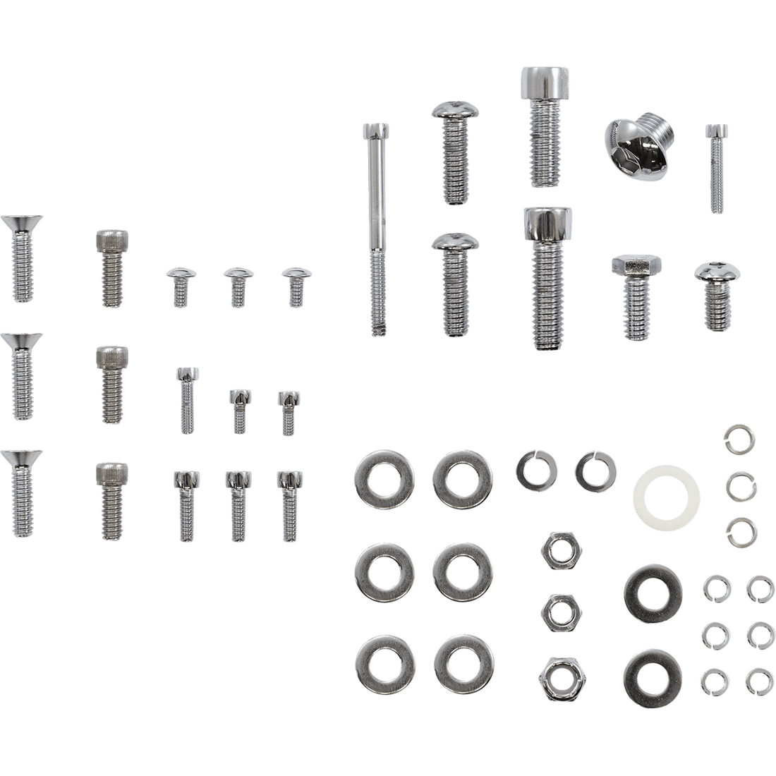 GARDNER-WESTCOTT Bolt Kit S&S E/G Carburetor Body/Air Cleaner Socket-Head Chrome P3138