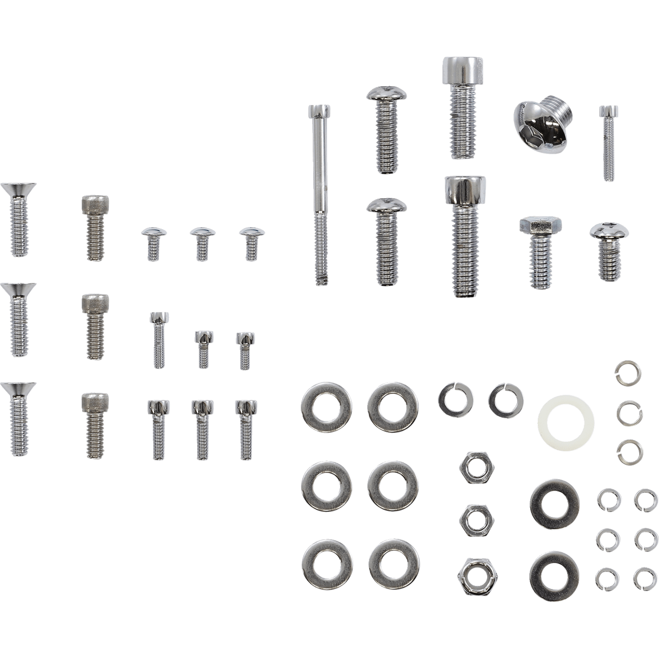 GARDNER-WESTCOTT Bolt Kit S&S E/G Carburetor Body/Air Cleaner Socket-Head Chrome P3138